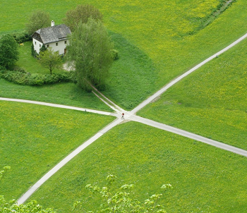 Crossroads path